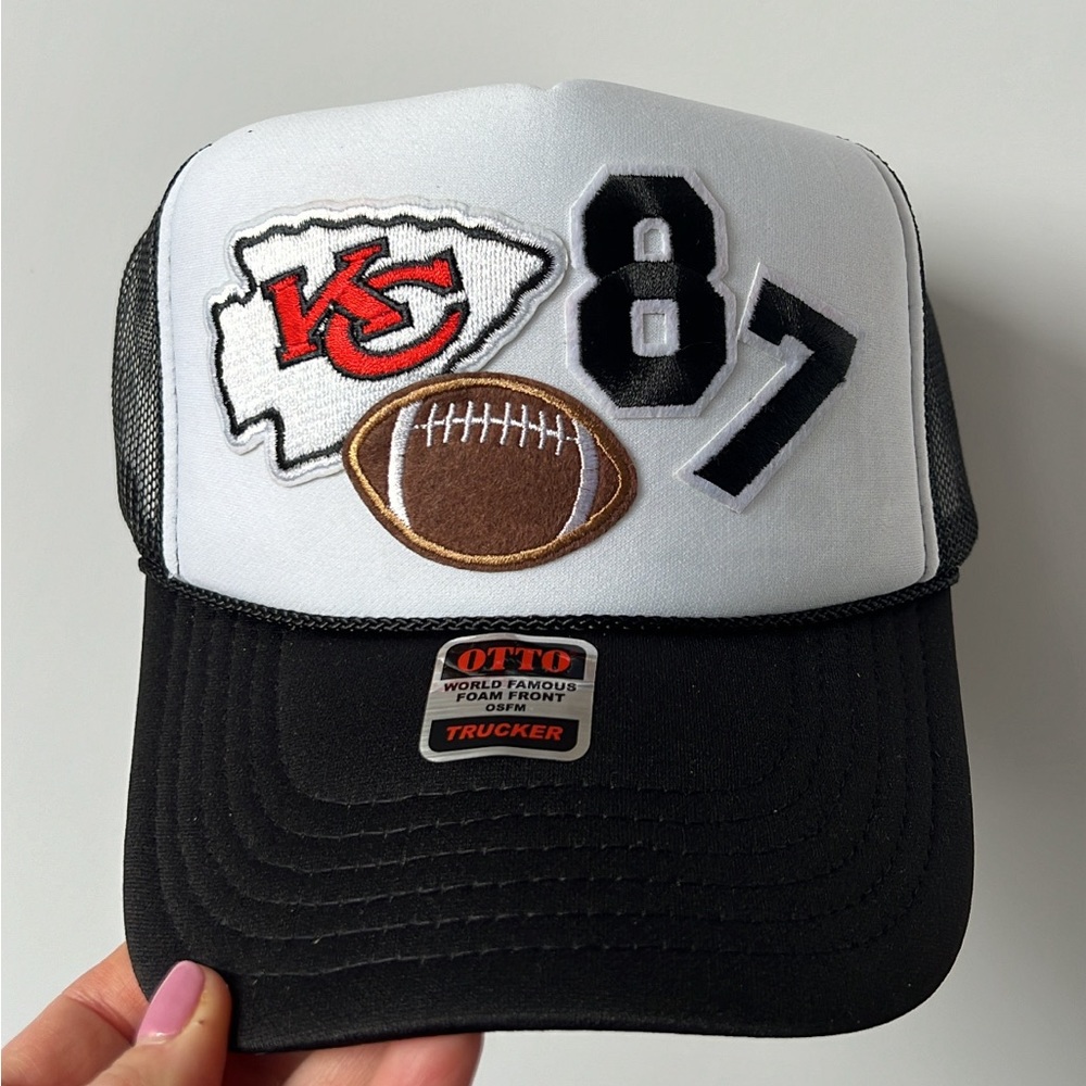 Kansas City Kelce 87 Custom Trucker Hat